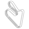 Serpentine Belt - BMW (11-28-7-833-265)