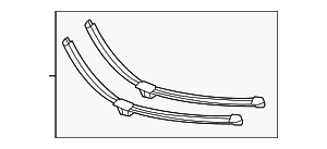 Wiper Blade - Mercedes-Benz (166-820-78-00) Wiper Blade - Mercedes-Benz (166-820-78-00)