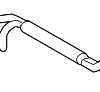 Connector Hose - Volkswagen (3D0-121-051-J)