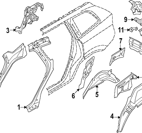 Inner Wheelhouse - Volvo (31698178)