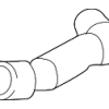 Connector Hose - Volkswagen (5QN-122-157-AD)