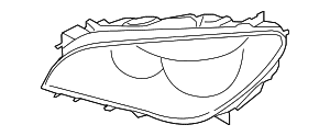 Composite Headlamp - BMW (63-11-7-348-511) Composite Headlamp - BMW (63-11-7-348-511)