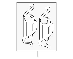 Brake Pads Spring - BMW (34-11-2-359-857) Brake Pads Spring - BMW (34-11-2-359-857)