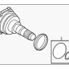 Drive Axle Shaft - Audi (0DB-598-071)