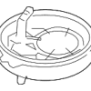 2004 2006-2008 Volkswagen Touareg - Fuel Pump Assembly Flange - Volkswagen (7L6-919-679-B)