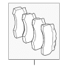 Brake Pads Front - Mercedes-Benz (004-420-08-20-41)