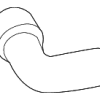 Lower Hose - Volkswagen (7P6-122-051-D)