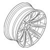 Wheel, Alloy - BMW (36-11-8-036-948)