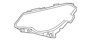 Headlamp Assembly Seal - Mercedes-Benz (207-826-10-91-64)