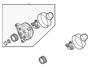 Alternator - Audi (06E-903-016-KX)