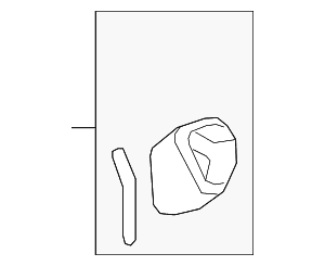 Seat Belt Trim - Mercedes-Benz (217-820-05-00)