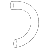 Engine Coolant Hose - Audi (079-121-058-F)