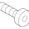 Floor Pan Splash Shield Bolt - Audi (N-107-480-01)