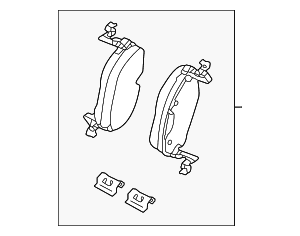 Brake Lining - Volkswagen (1EA-698-151-C)