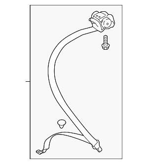 Seat Belt Lap And Shoulder Belt - Audi (8W0-857-806-A-JXE)