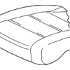Seat Cover - Volkswagen (561-881-405-BF-TJD)