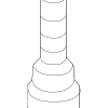 Headlight Control Module Screw - Mercedes-Benz (000000-002856)