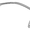 Weather-Strip On Body - Audi (8T0-845-354-E)