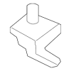 Luggage Cover Front Bracket - BMW (51-47-7-228-727)