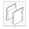 Disc Brake Pad Set - BMW (34-10-8-844-368)