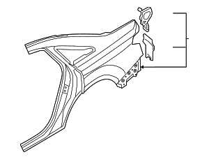 Quarter Panel - Audi (4N0-809-838-L) Quarter Panel - Audi (4N0-809-838-L)