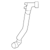 Radiator Hose - Mercedes-Benz (463-501-34-00)