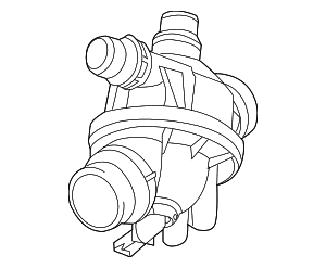 Engine Coolant Thermostat Kit - BMW (11-53-8-671-516)