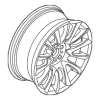 Wheel, Alloy - BMW (36-11-7-834-625)