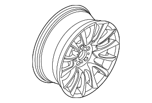 Wheel, Alloy - BMW (36-11-7-834-625) Wheel, Alloy - BMW (36-11-7-834-625)