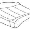 Seat Cover - Volkswagen (17A-881-406-M-YUF)