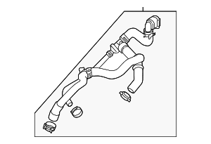 Upper Hose - Volkswagen (5C0-122-101-R)