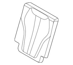 Seat Back Cover - BMW (52-30-8-494-063) Seat Back Cover - BMW (52-30-8-494-063)