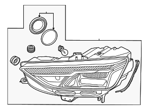 Headlamp Assembly - Audi (8W0-941-012-B)