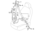 f79c45ab0448a76ec135b20257034e96 Seat Belt Assembly - Audi (80A-857-706-P-GLE)