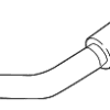 Connector Hose - Volkswagen (5C0-122-058-F)