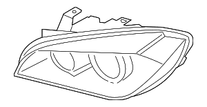 Composite Headlamp - BMW (63-11-7-346-538)