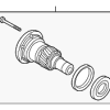 Drive Axle Shaft - Audi (0D3-598-072)