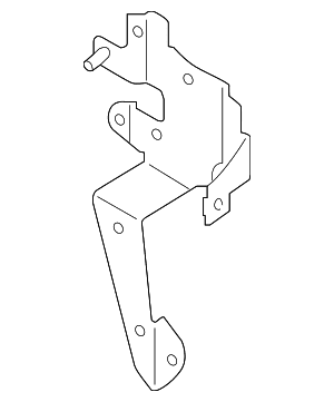 HVAC Heater Control Valve Bracket - Audi (07K-133-239-G)