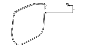 Door Weather-Strip - Audi (4L0-837-911)