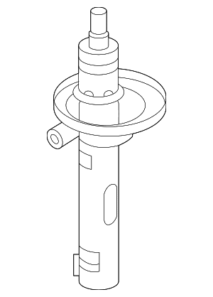 Suspension Strut - Volkswagen (1EK-413-023-B)