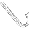 Accessory Drive Belt - BMW (11-28-1-743-193)