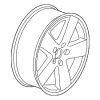 Wheel, Alloy - Volkswagen (3C0-601-025-AQ-88Z)