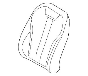Seat Back Cover - BMW (52-10-7-412-713) Seat Back Cover - BMW (52-10-7-412-713)