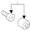 Wheel Bolt - Audi (4F0-698-139-C-804)