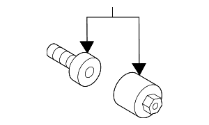 Wheel Bolt - Audi (4F0-698-139-C-815)