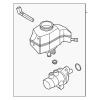 Master Cylinder - Audi (3Q1-614-019-D)