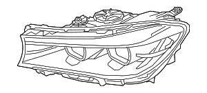 Composite Headlamp - BMW (63-11-7-408-712) Composite Headlamp - BMW (63-11-7-408-712)