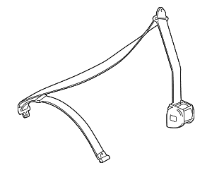 Lap & Shoulder Belt - BMW (72-11-8-412-072)