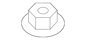 Quarter Panel Splash Shield Nut - BMW (07-14-7-169-847)