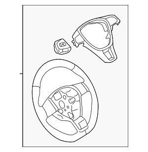 Steering Wheel - Volkswagen (5G0-419-091-GA-E74)
